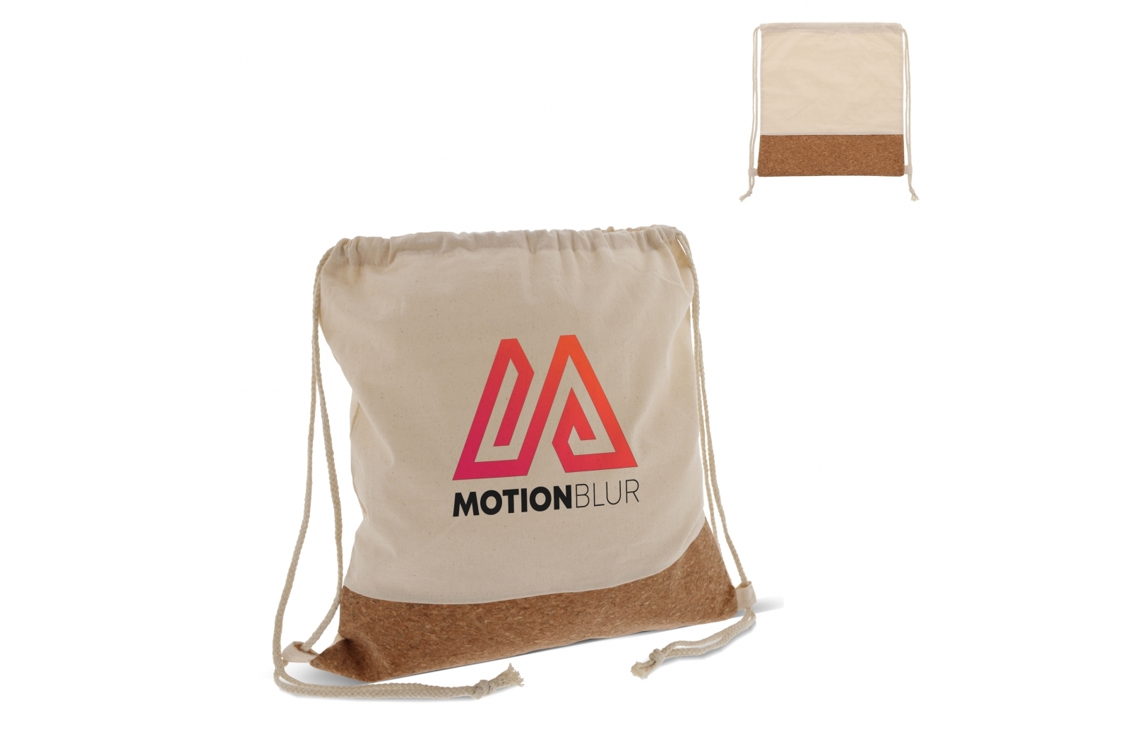 Jute-Cotton Drawstring Bag - Ellon