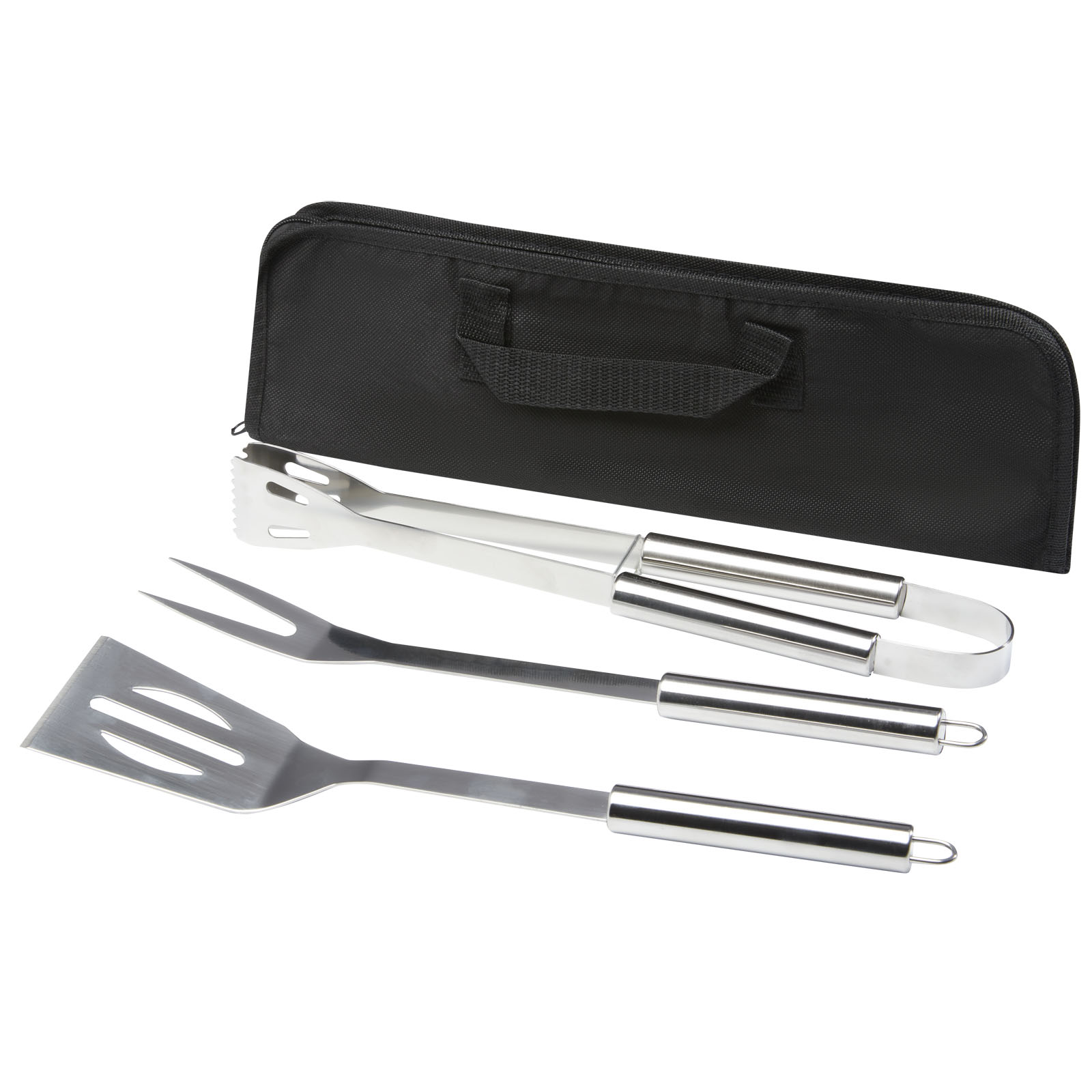 3-Piece BBQ Tool Set with Carrying Case - Childswickham