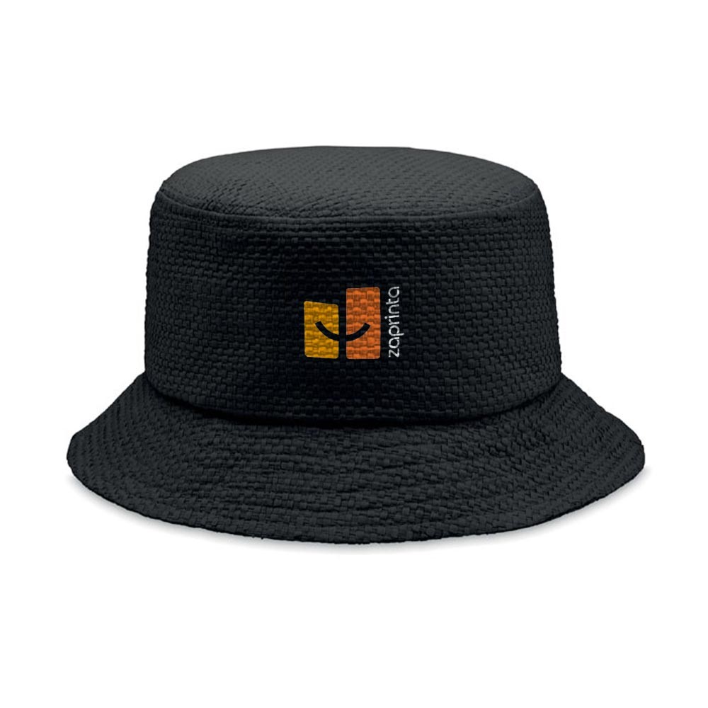 Hat made from paper straw in a bucket style - Selly Oak