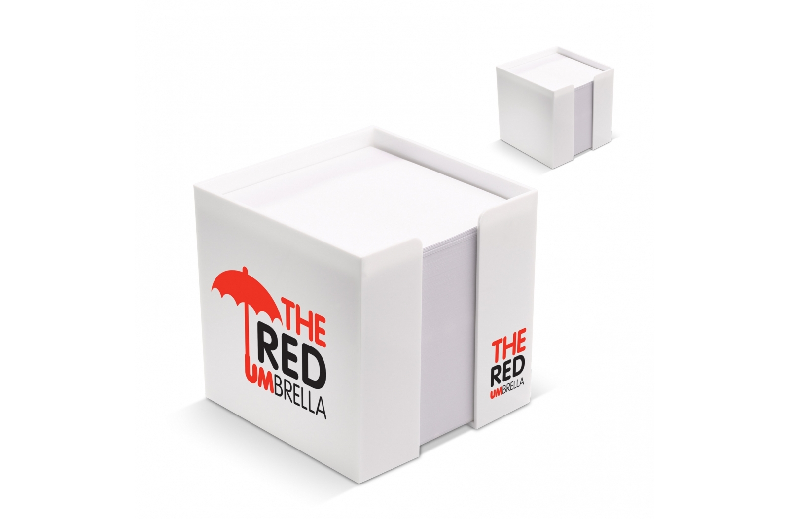 A cube-shaped box made from printable white paper - Clevedon