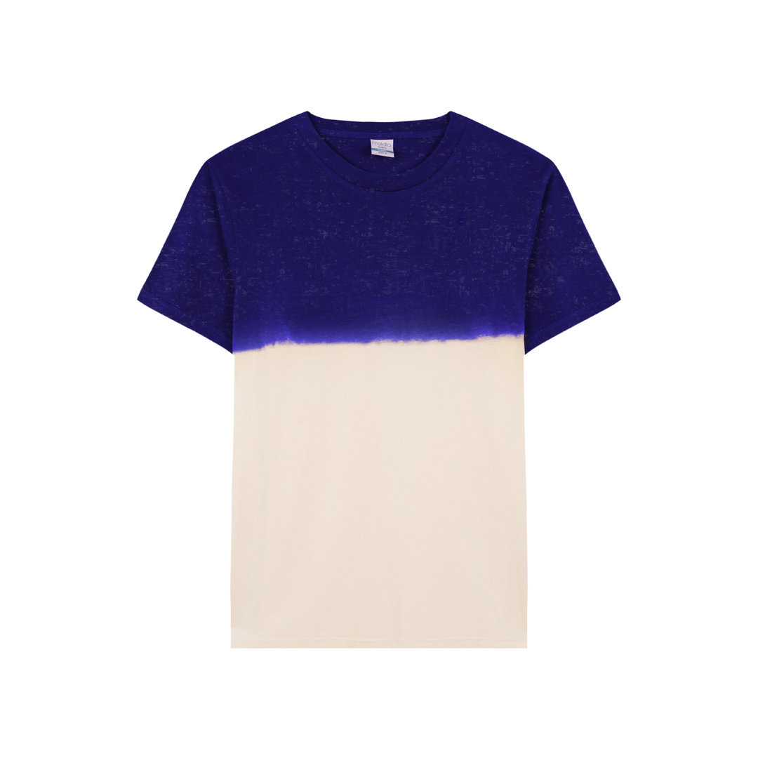 Einzigartiges ausgewaschenes zweifarbiges T-Shirt - Neuberg
