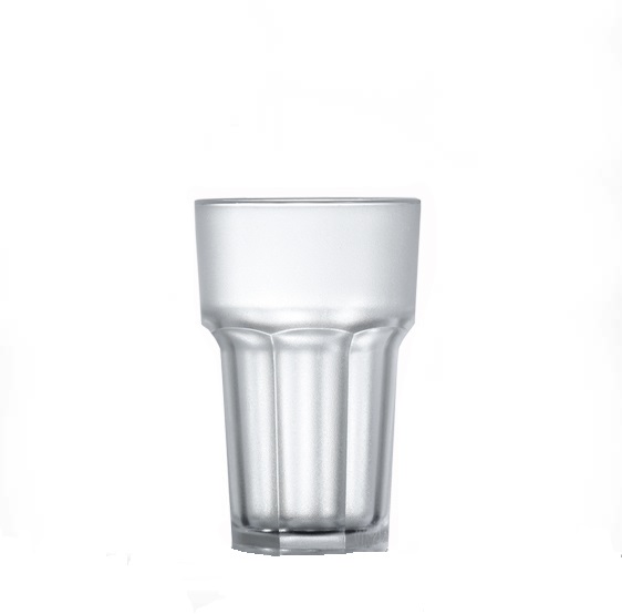 Personalisiertes Glas satiniert aus Kunststoff (28 cl) - Alexis