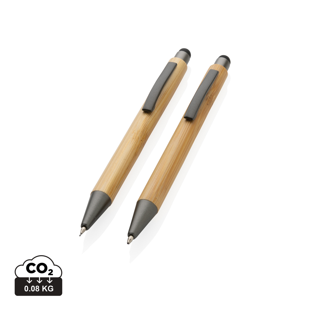 Modern Bamboo Pen and Pencil Set - East Sutton