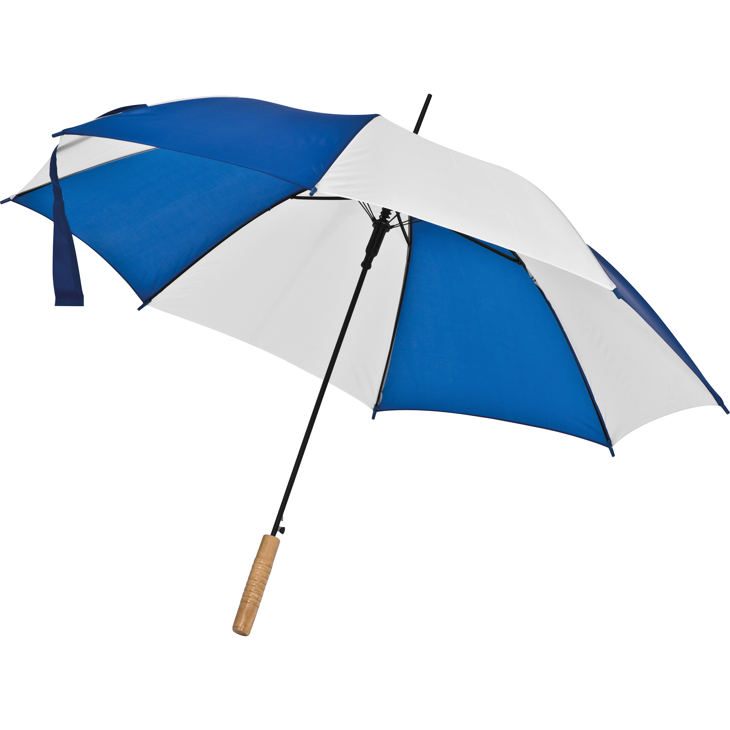 LogoPrint Zweifarbiger Automatischer Spazierstock-Regenschirm