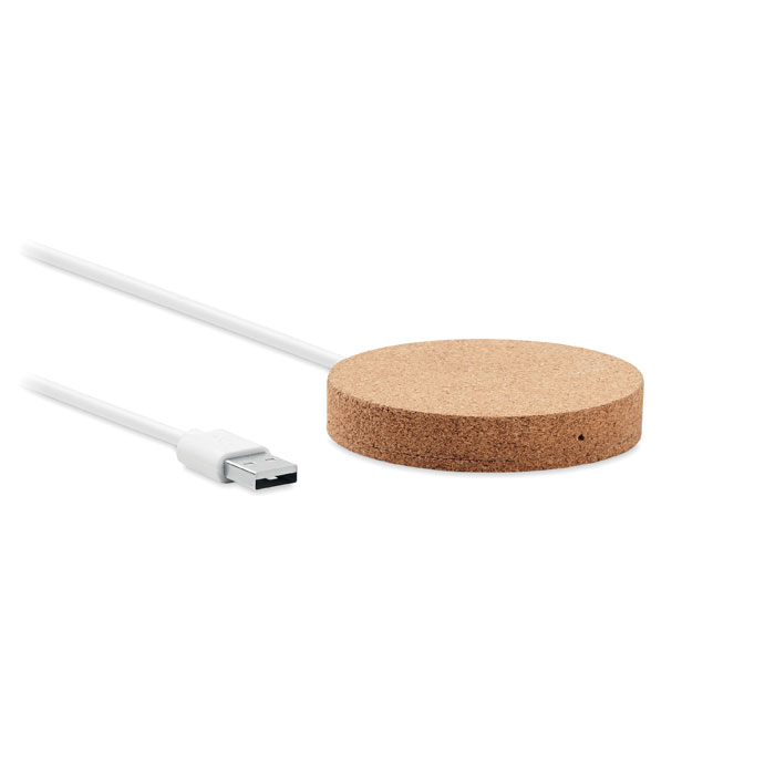 Alpheton Round Cork Design Wireless Charger - Burton-on-Trent