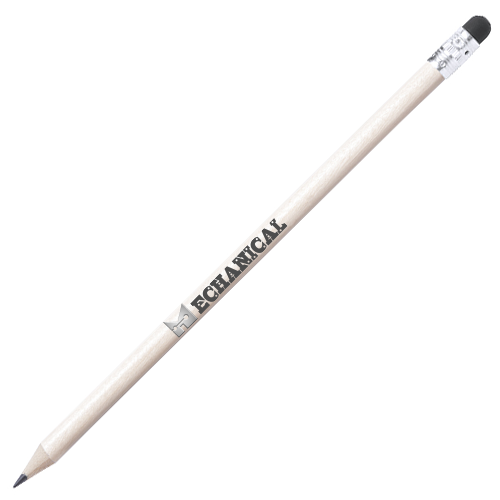 Bleistift bedruckt mit Touchpen - Eiche