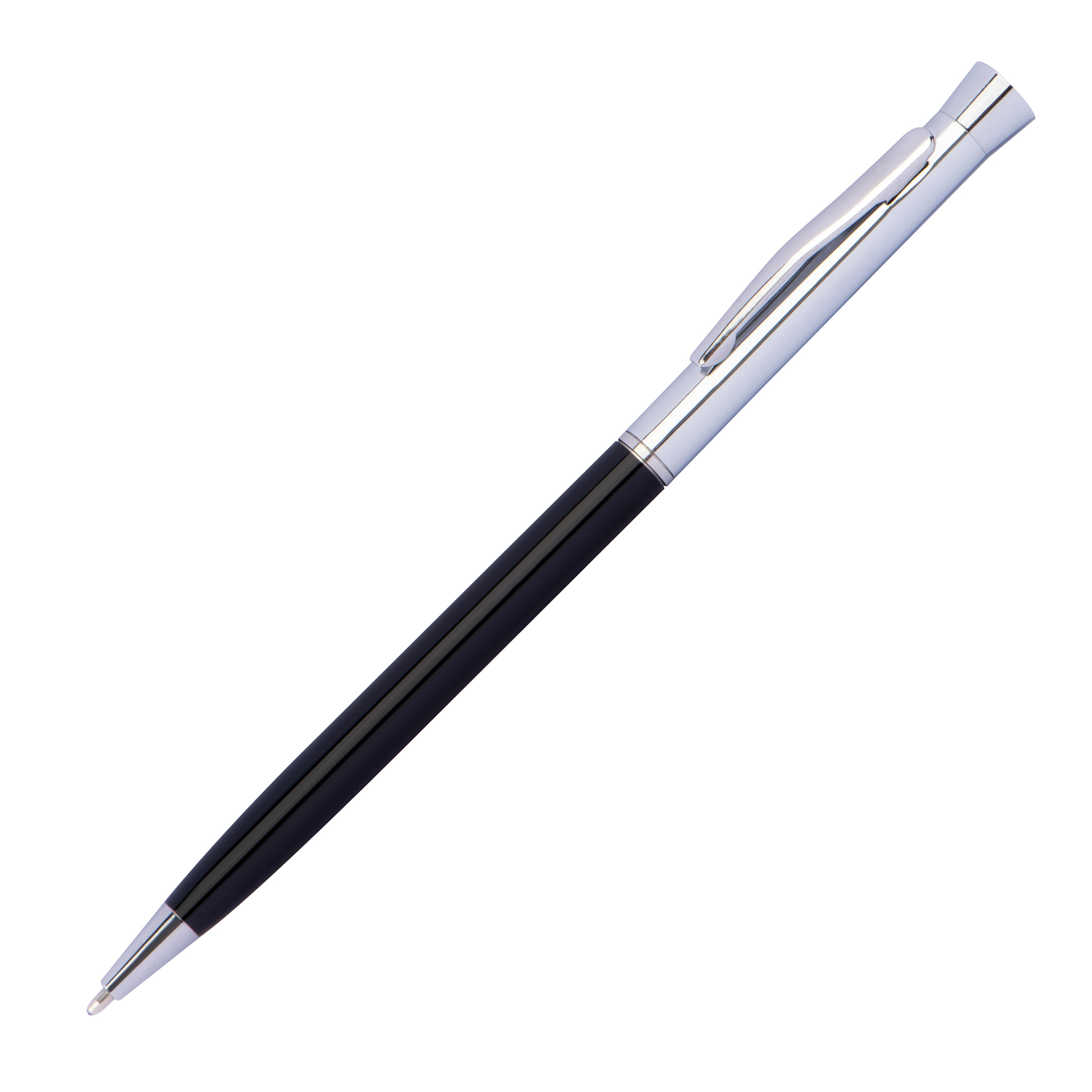 Schlanker, blauer Metall-Retractable-Stift - Pressbaum