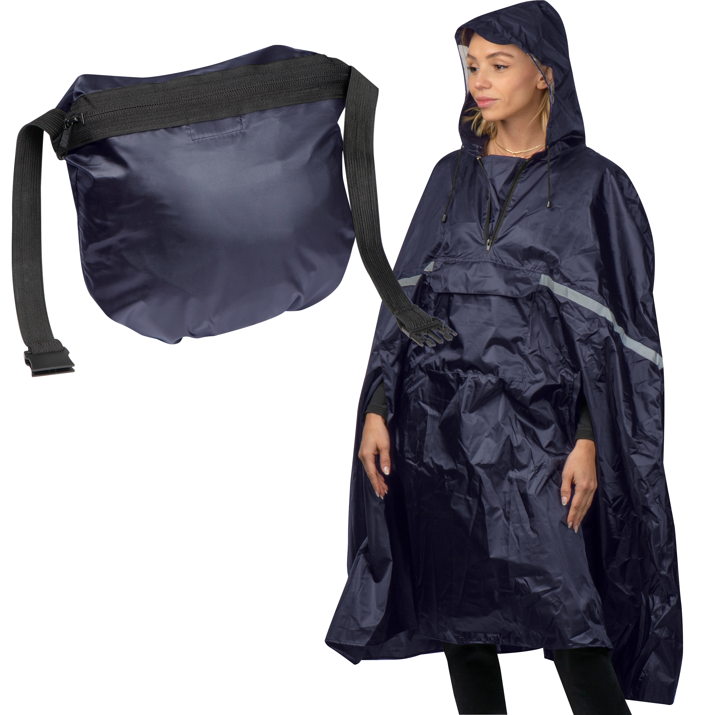 Abberley Pack-n-Go Rain Poncho - Netley Abbey