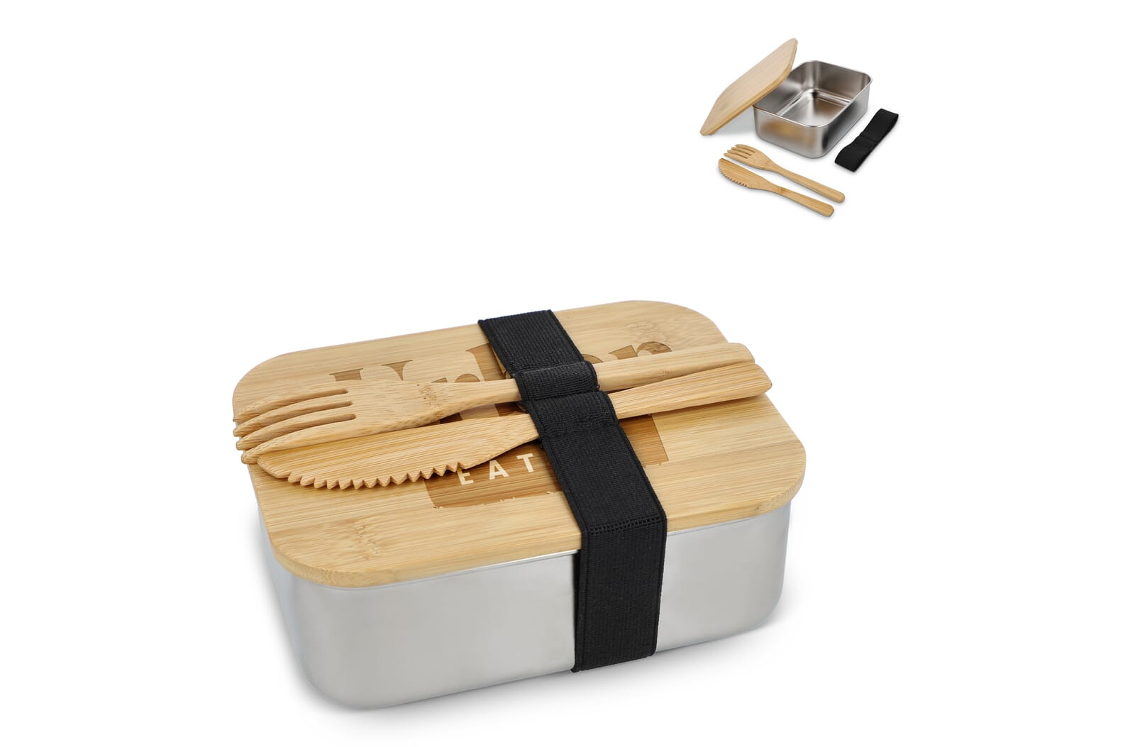Bamboo Elegance Lunch Set - Burton upon Trent printed with logo