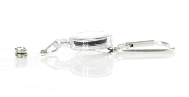Retractable Carabiner ID Holder - Cubbington