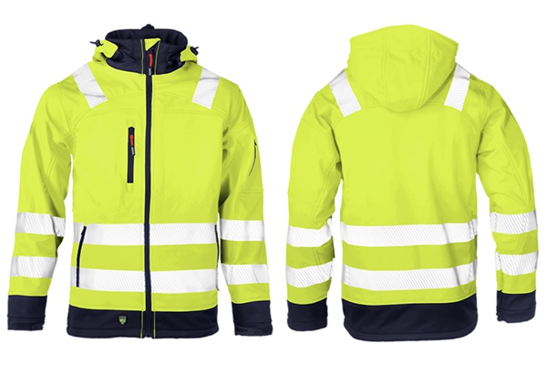 High Visibility Thermal Softshell Jacket - Lochgelly