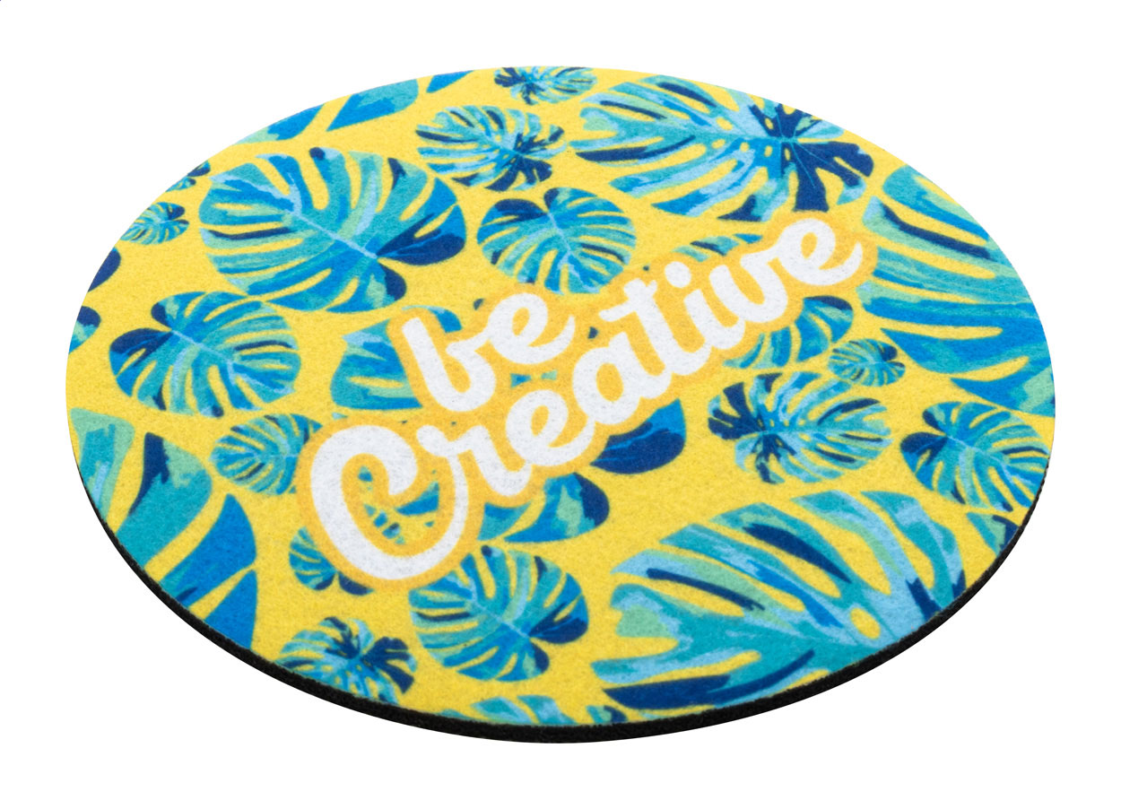 EcoScribe Coaster - Oakthorpe printed with logo