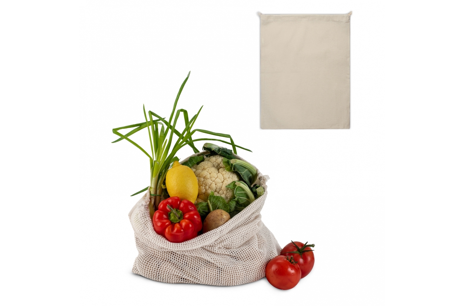Wiederverwendbare Lebensmitteltasche Baumwolle 40x45cm