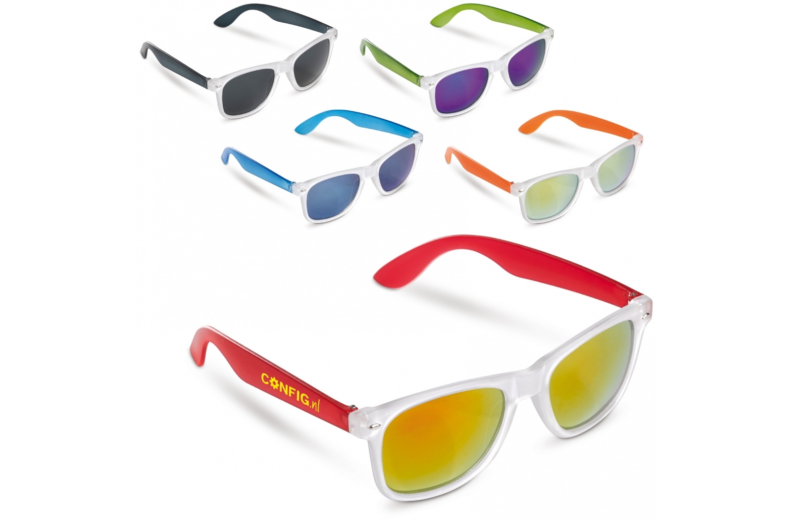 Stylish Frosty Colored Sunglasses with UV400 Filter - Warminster