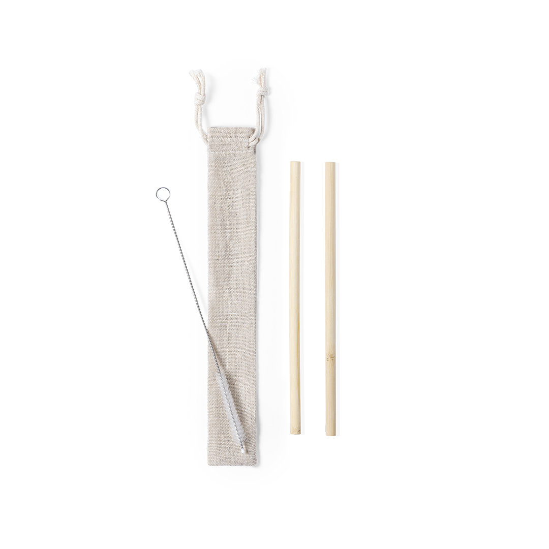 Natural Bamboo Reusable Straws Set - Barstead