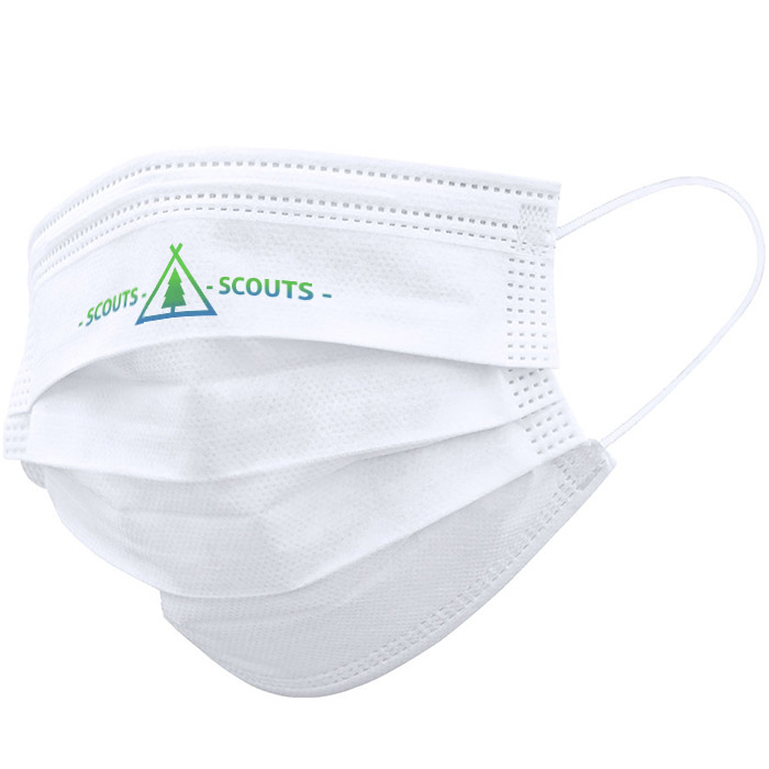 Face Mask Surgical Adults White
