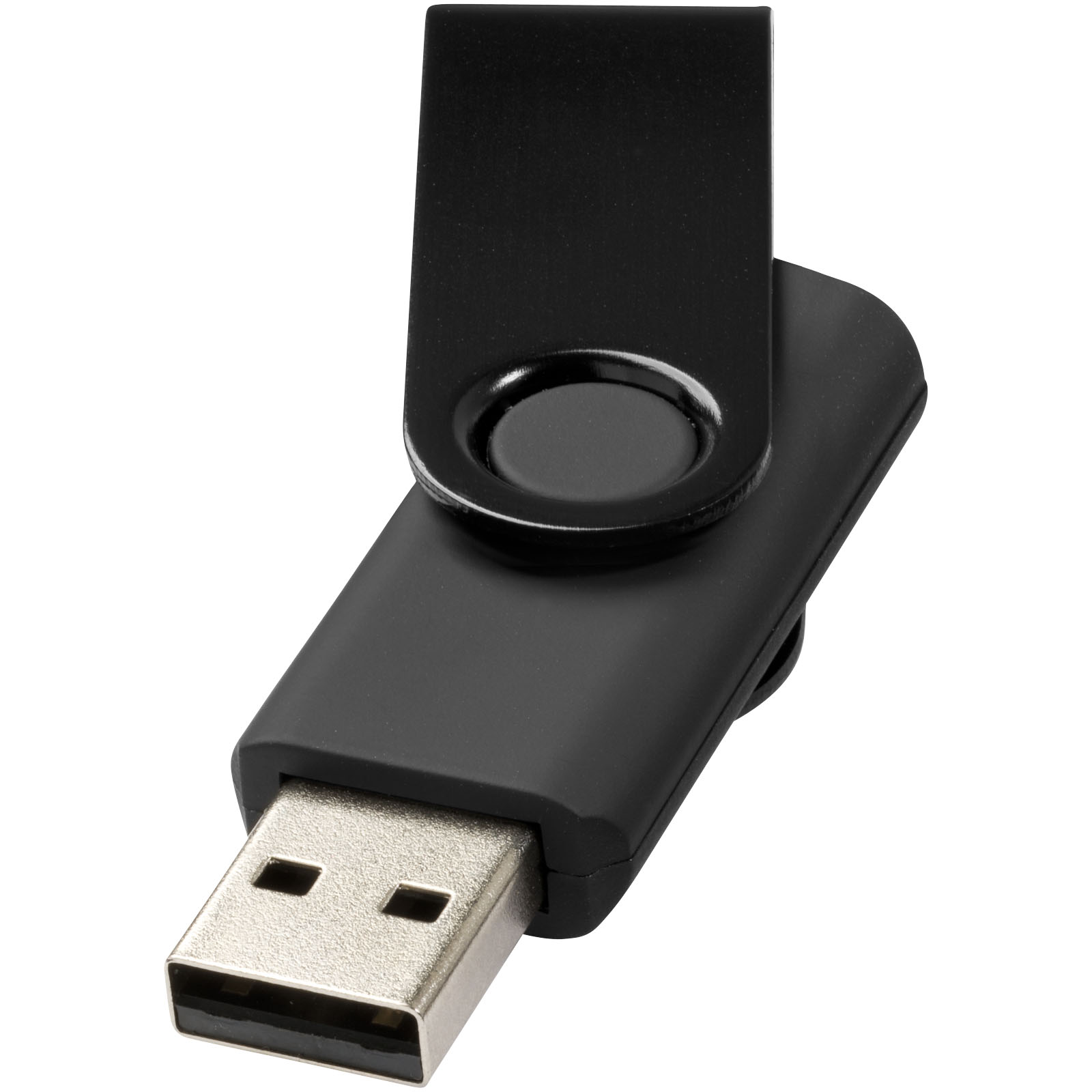 Metallischer USB-Stick zum Drehen - Stubenberg
