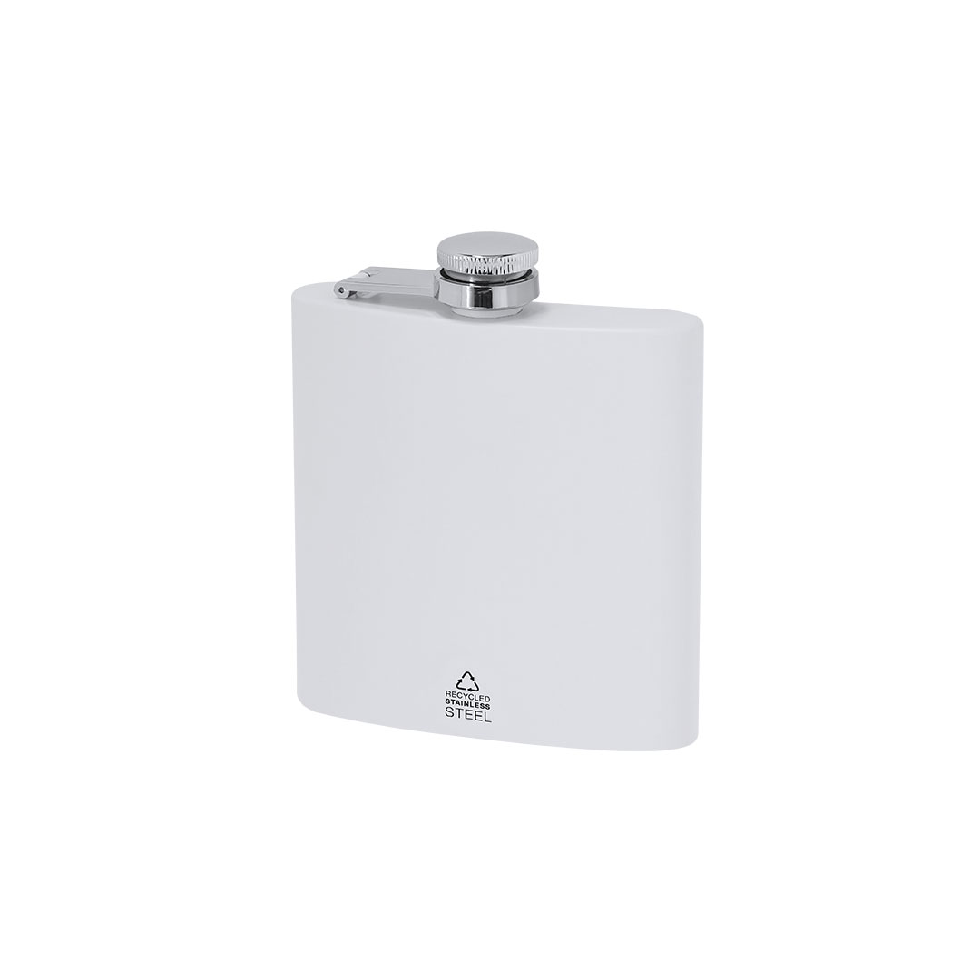 Recycled Stainless Steel Ergonomic Hip Flask - Newcastle-under-Lyme