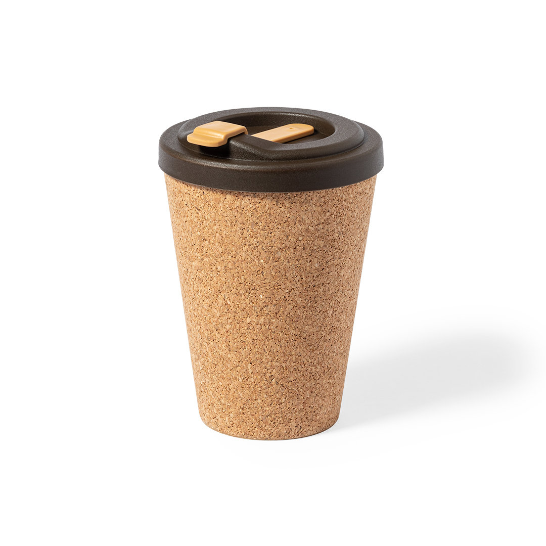 Double-walled thermos cup made of natural cork 350ml - Skelmersdale
