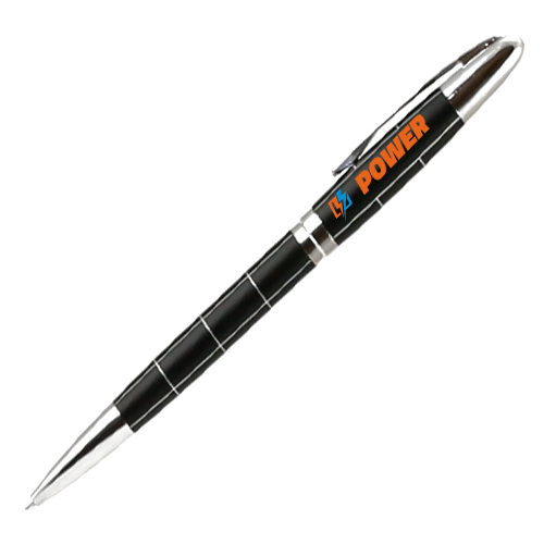 Stylish Two-Tone Metal Ballpoint Pen with Twist Action - Batcombe
