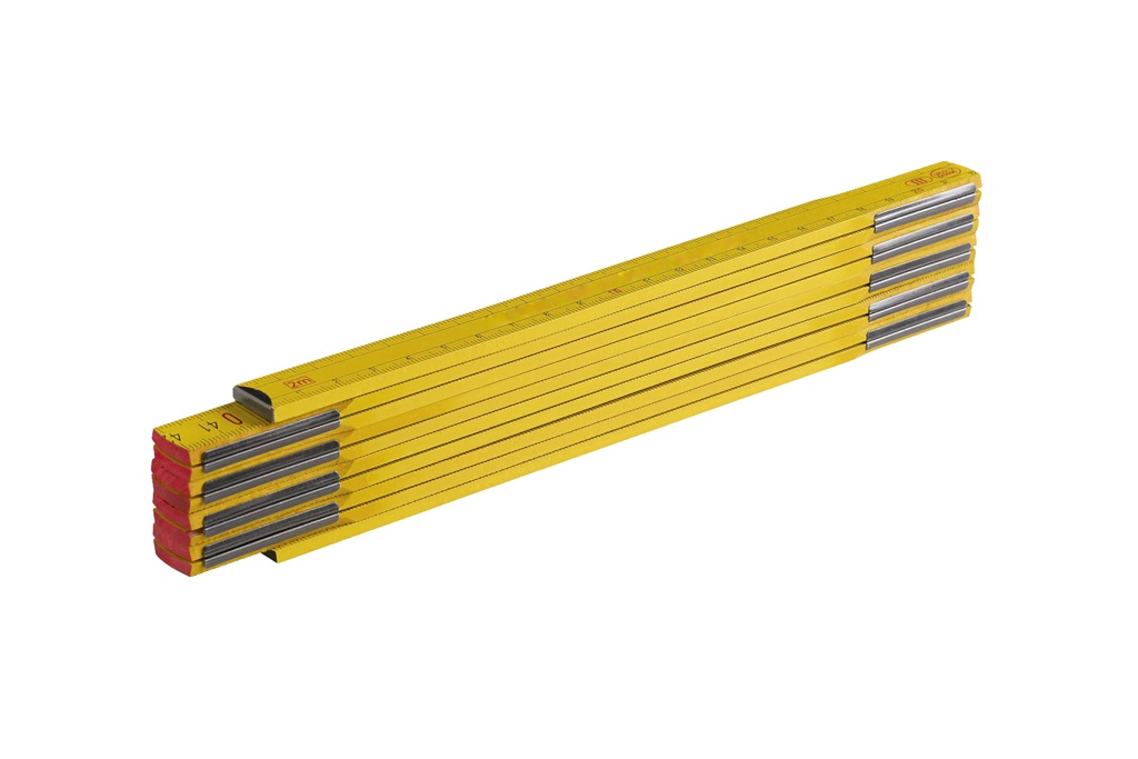 Lacquered Wood Folding Ruler - Heaton Moor