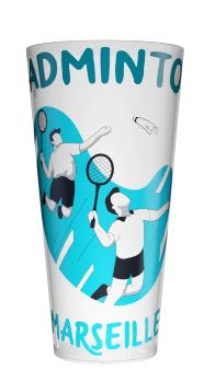 Customized 400ml translucent cup - Pittsburgh