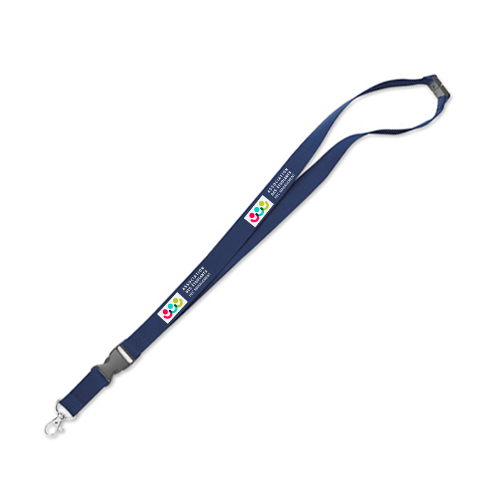 Personalisiertes Lanyard aus Polyester mit einer Breite von 20 mm - Baden