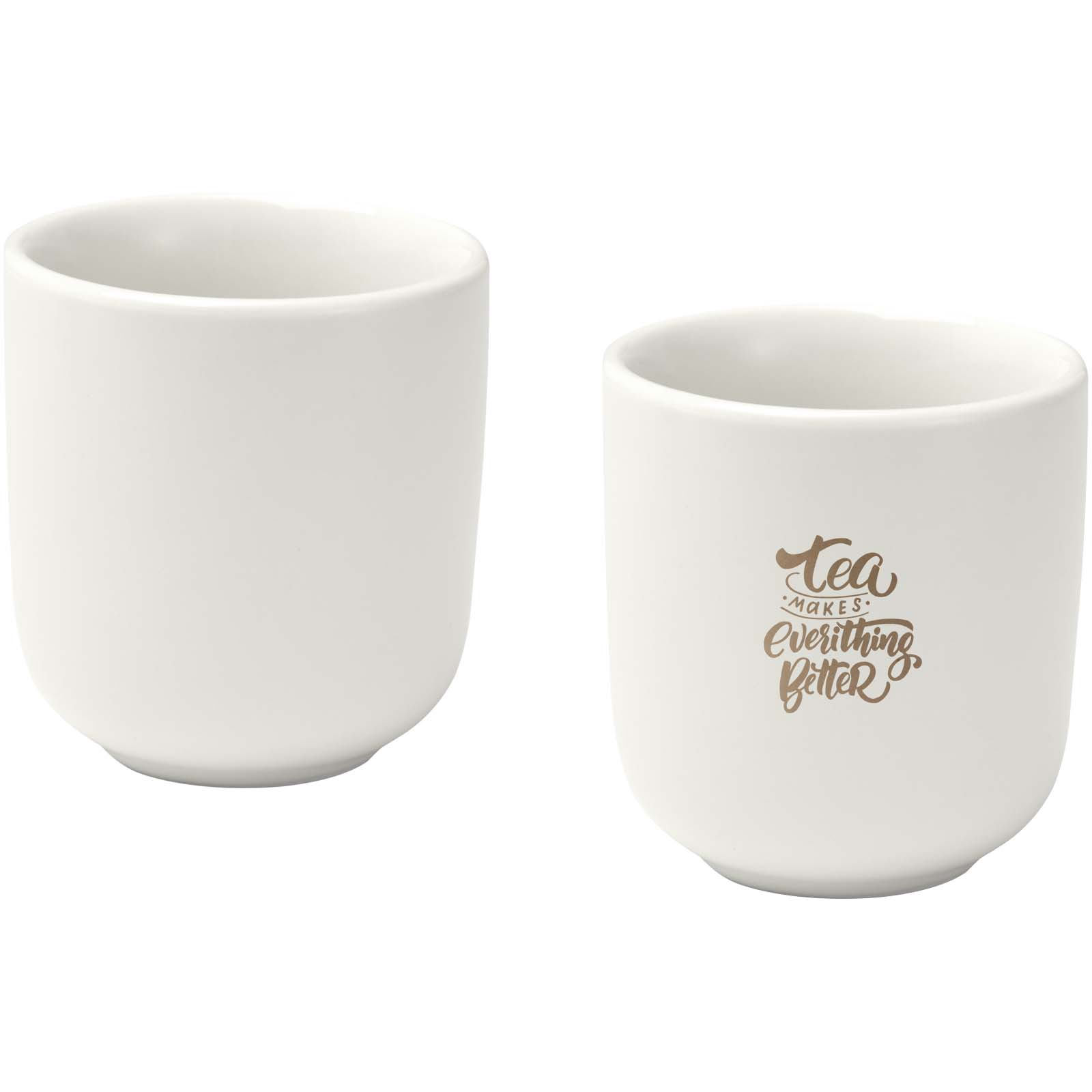 Male ceramic espresso cups of 90 ml, set of 2