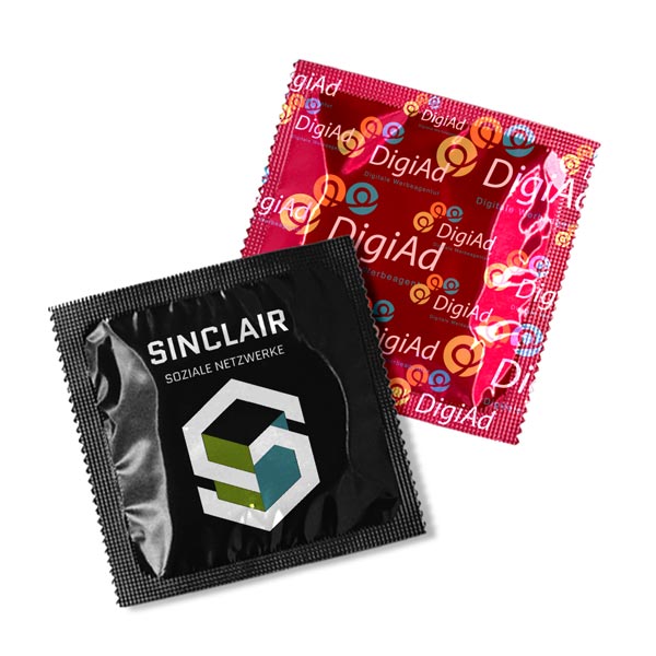 Kondome mit bedruckter Folie - | Zaprinta Kondome mit bedruckter Folie - | Zaprinta